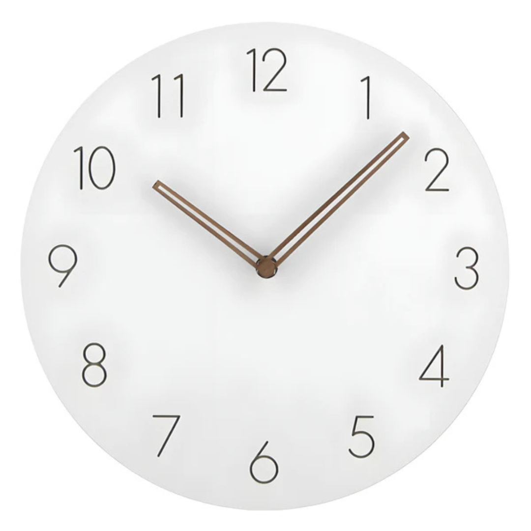 Nork | Horloge murale minimaliste en bois, 29 cm