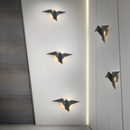 Applique murale Origami | LED blanc chaud, 16 × 33 cm