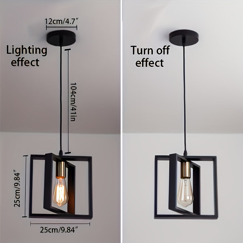 Suspension industrielle en métal | Design minimaliste