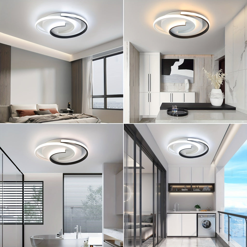 Plafonnier LED Spirale Ø 40 cm | 33 W, 3 teintes de blanc
