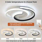 Plafonnier LED Spirale Ø 40 cm | 33 W, 3 teintes de blanc