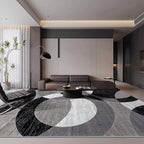 Tapis géométrique Orbit Weave | Velours 850 g/m², 5 tailles