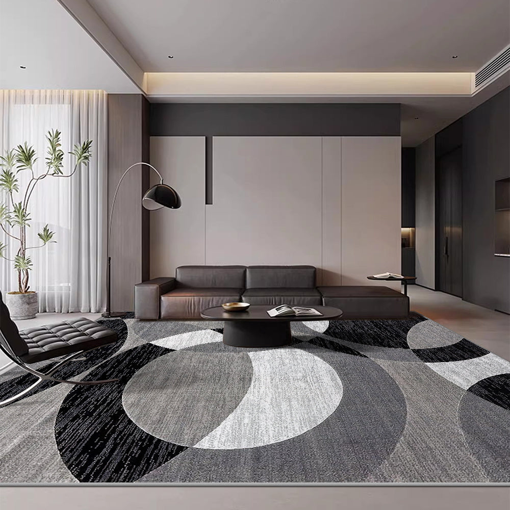Tapis géométrique Orbit Weave | Velours 850 g/m², 5 tailles