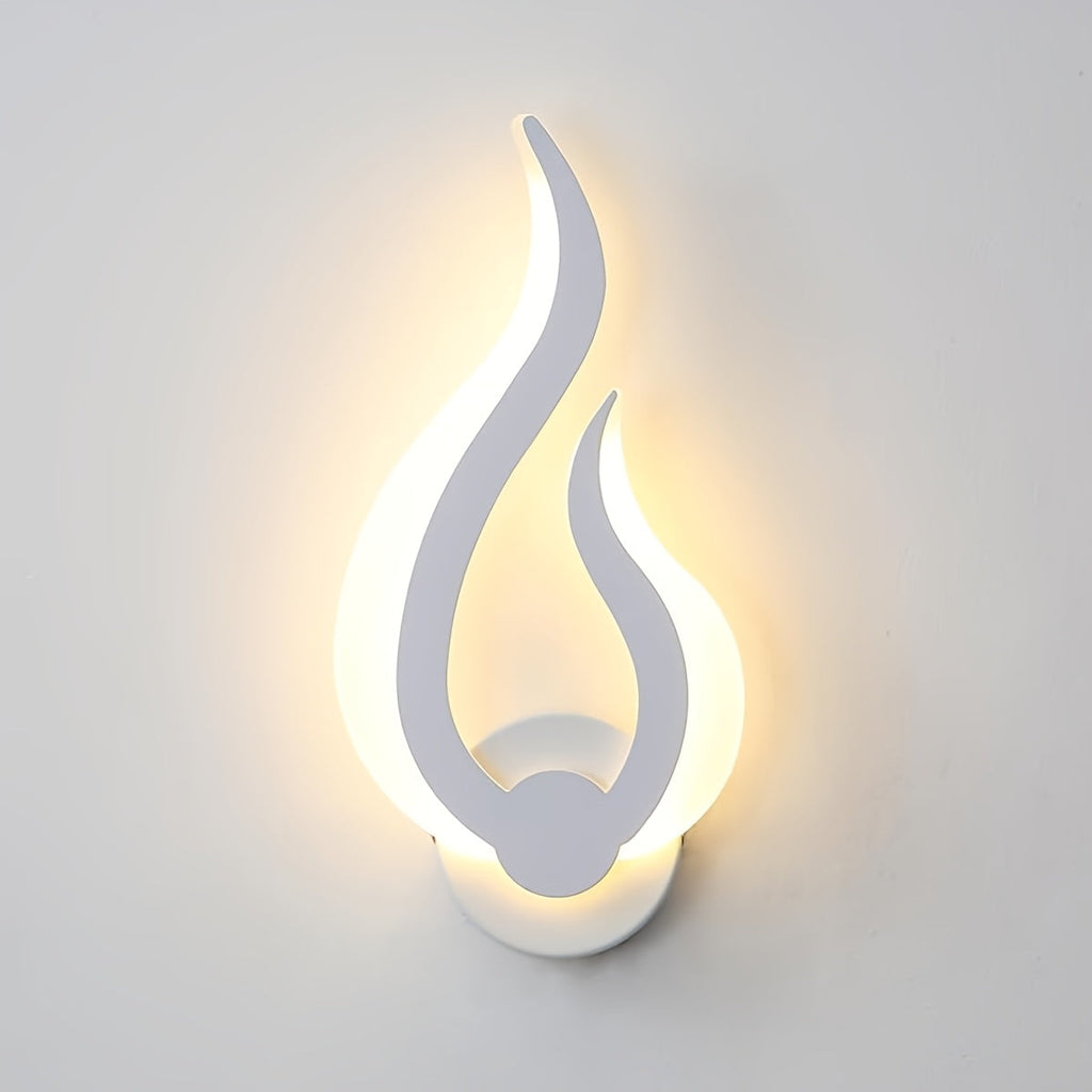 Applique murale LED flamme | 10 W blanc chaud 3000 K