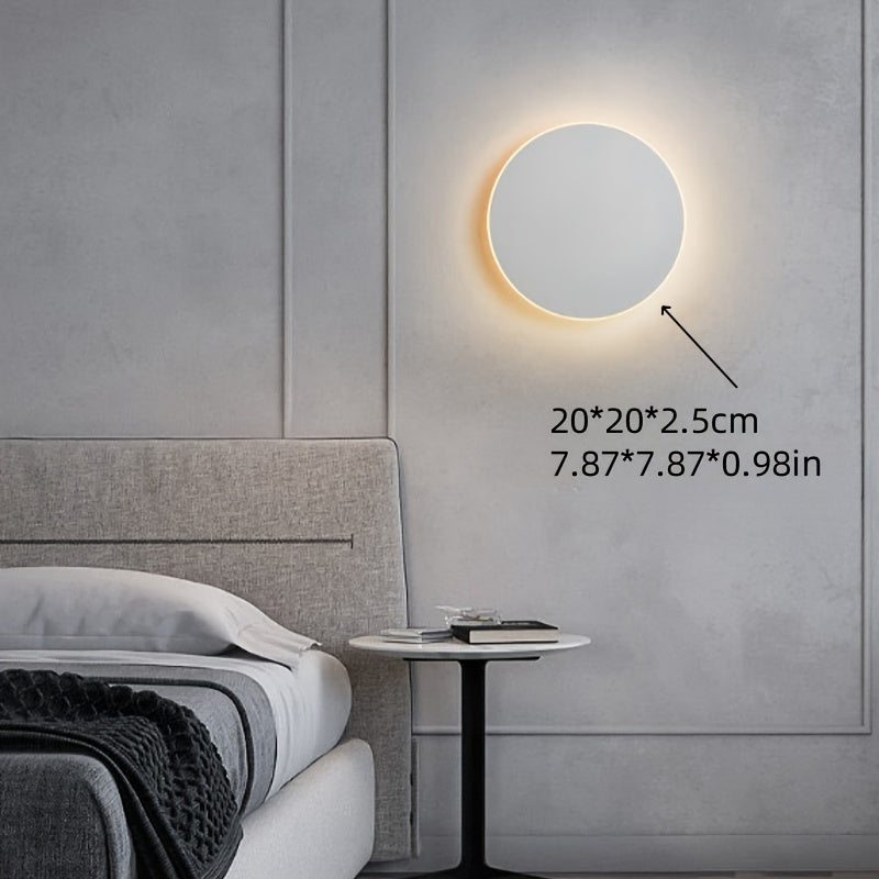 Applique murale LED ronde | Ø 20 cm, 3 coloris