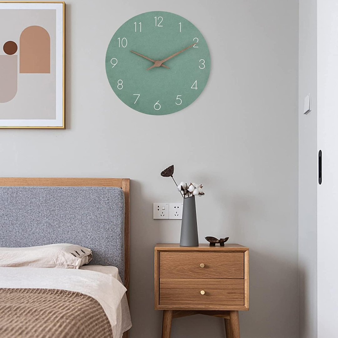 Nork | Horloge murale minimaliste en bois, 29 cm
