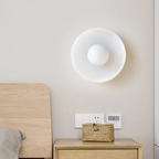 Plafonnier LED Veyro | Verre Ø25 cm, 6 coloris