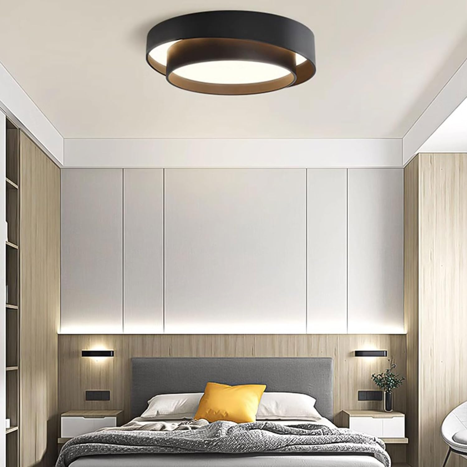 Plafonnier LED rond nordique | Ø 40, 50 ou 60 cm