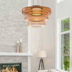 Suspension en verre Bauhaus | 3 diamètres, 3 teintes