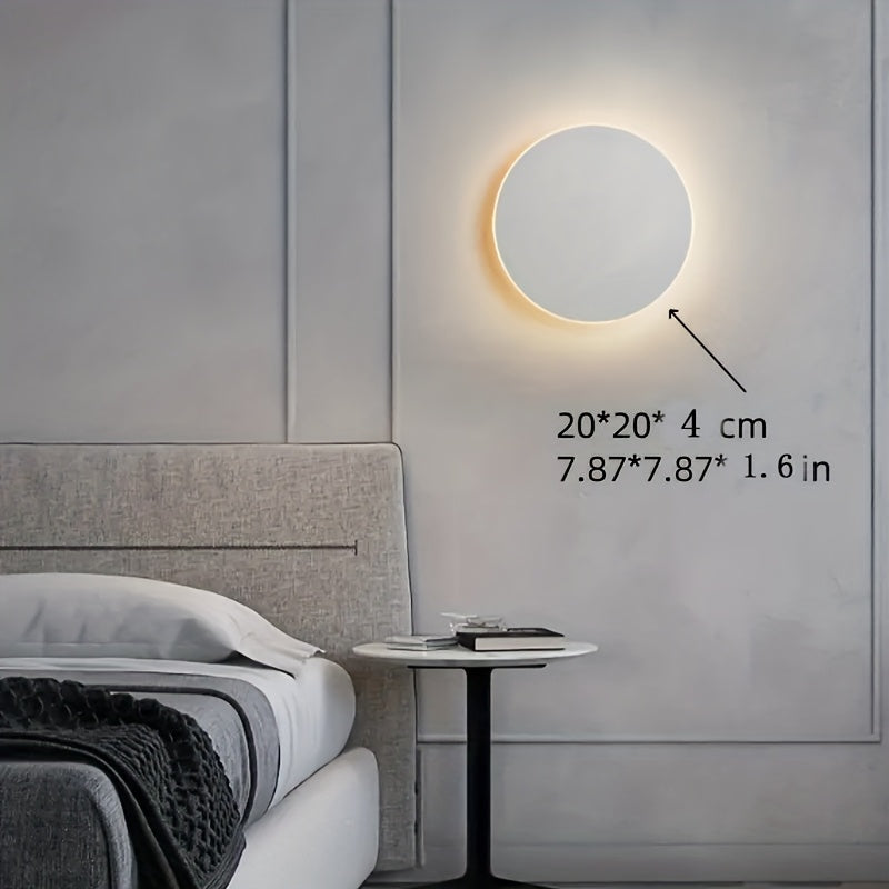 Applique murale LED ronde | Ø 20 cm, 3 coloris