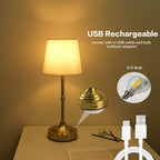 Lampe à poser sans fil à variateur | Rechargeable en USB