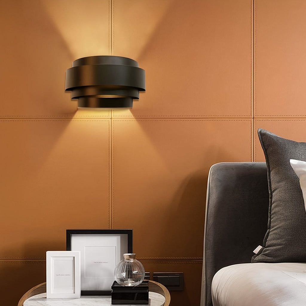 Applique murale moderne | Éclairage haut et bas, 2 coloris