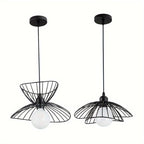 Suspension noire rétro | Ø 40 cm, hauteur réglable