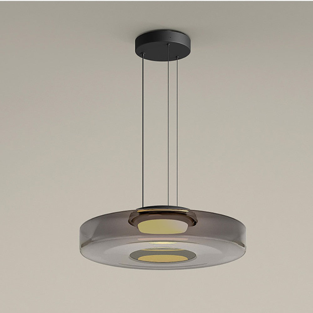 Suspension en verre Bauhaus | 3 diamètres, 3 teintes