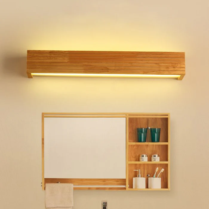 Applique murale LED en bois | Minimaliste, 35 ou 45 cm