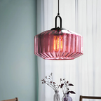 Suspension en verre Mireta | Verre teinté, Ø 28 cm