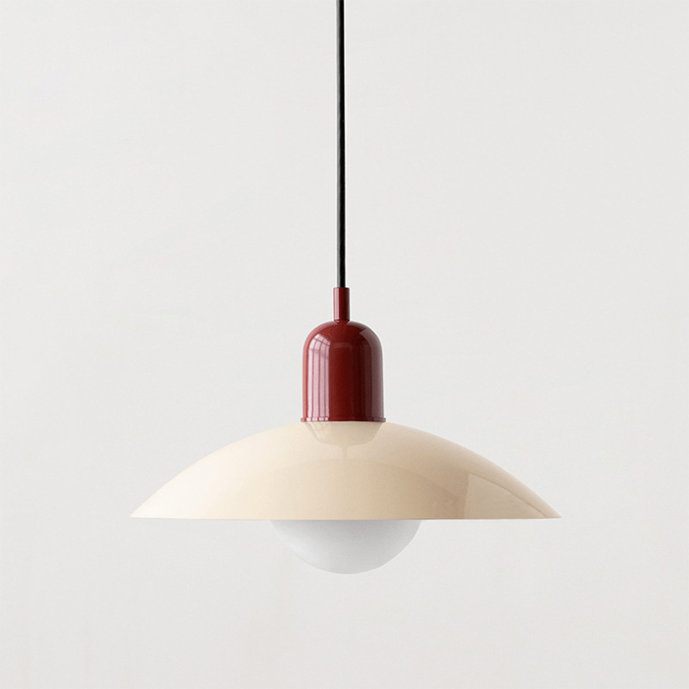 Suspension Macaron Bauhaus | Dôme coloré Ø 32 cm
