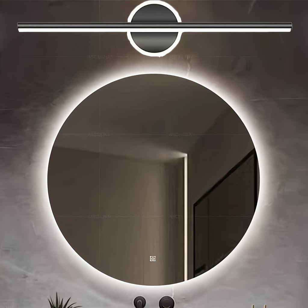 Applique LED pour miroir 60 cm | Barre linéaire noire ou dorée