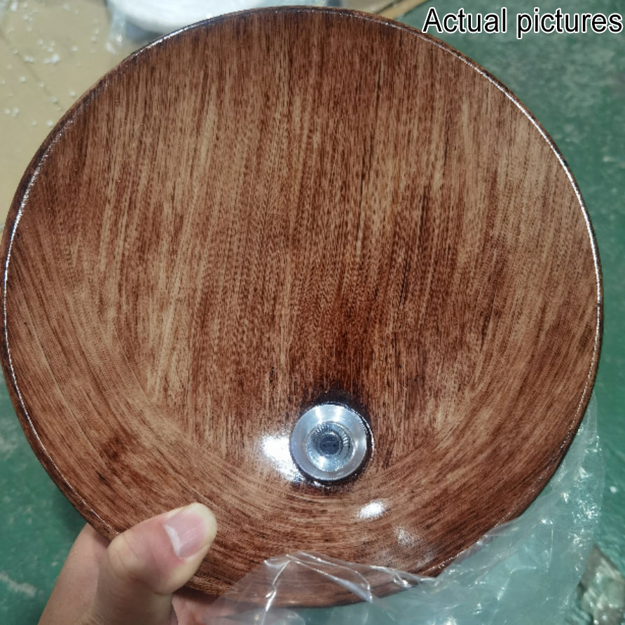 Applique murale ronde minimaliste | Résine et fer, 23 cm