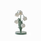 Lampe à poser Bell Orchid | Luminaire floral Ø 18 × H 36 cm