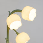 Lampe à poser Bell Orchid | Luminaire floral Ø 18 × H 36 cm