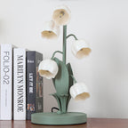 Lampe à poser Bell Orchid | Luminaire floral Ø 18 × H 36 cm