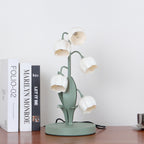 Lampe à poser Bell Orchid | Luminaire floral Ø 18 × H 36 cm