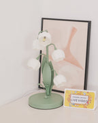 Lampe à poser Bell Orchid | Luminaire floral Ø 18 × H 36 cm