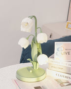 Lampe à poser Bell Orchid | Luminaire floral Ø 18 × H 36 cm