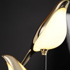 Applique murale oiseaux dorés | LED nordique moderne