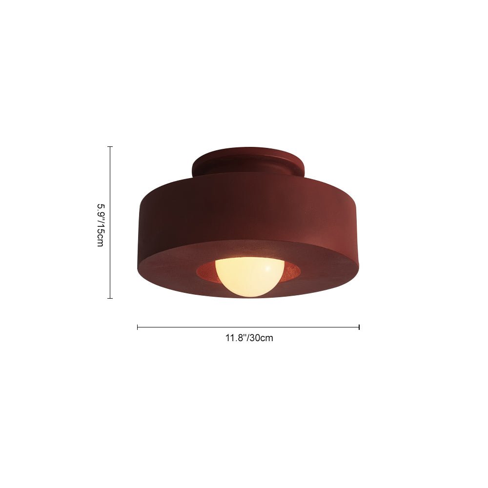 Plafonnier CeraCyl | Design nordique, 3 coloris