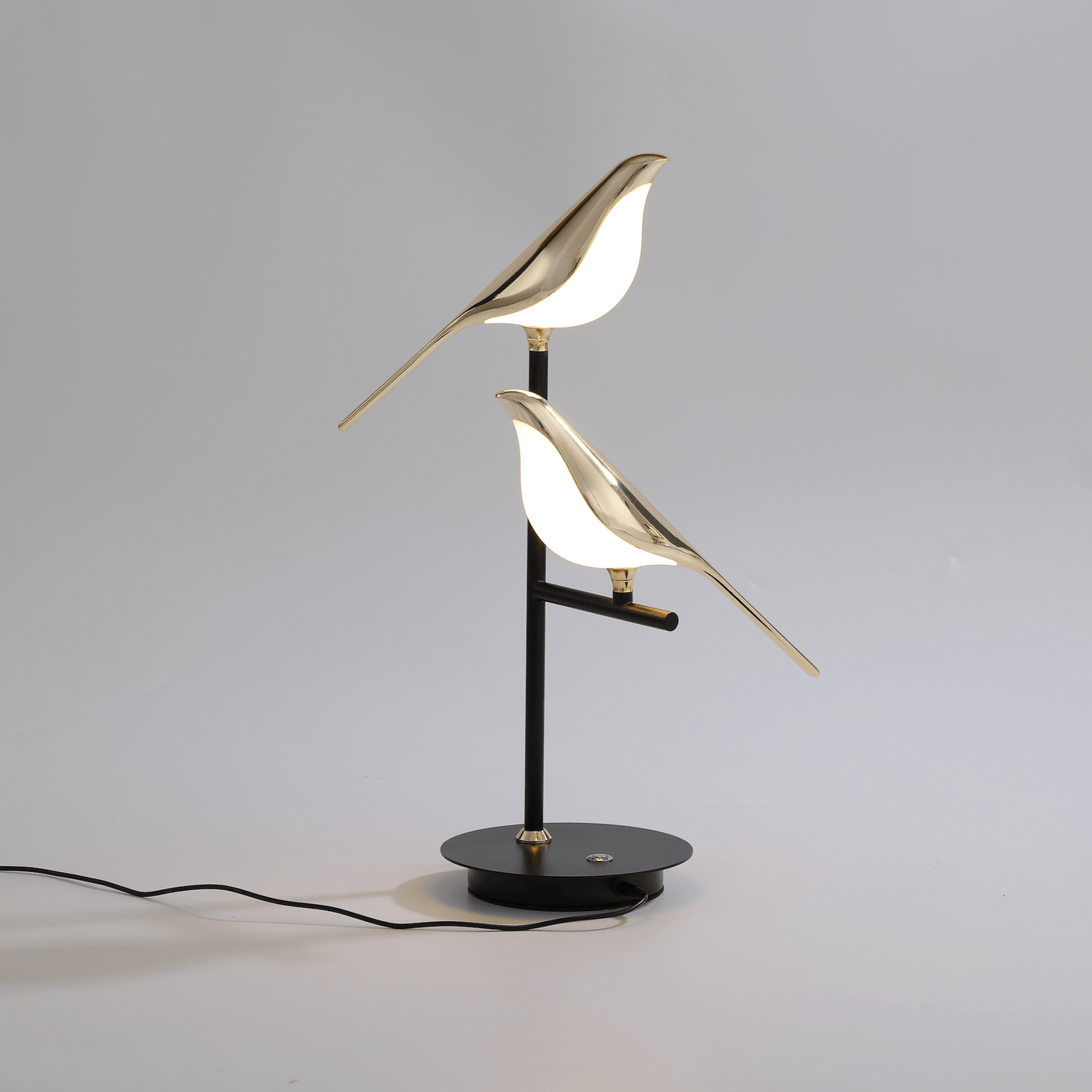 Applique murale oiseaux dorés | LED nordique moderne