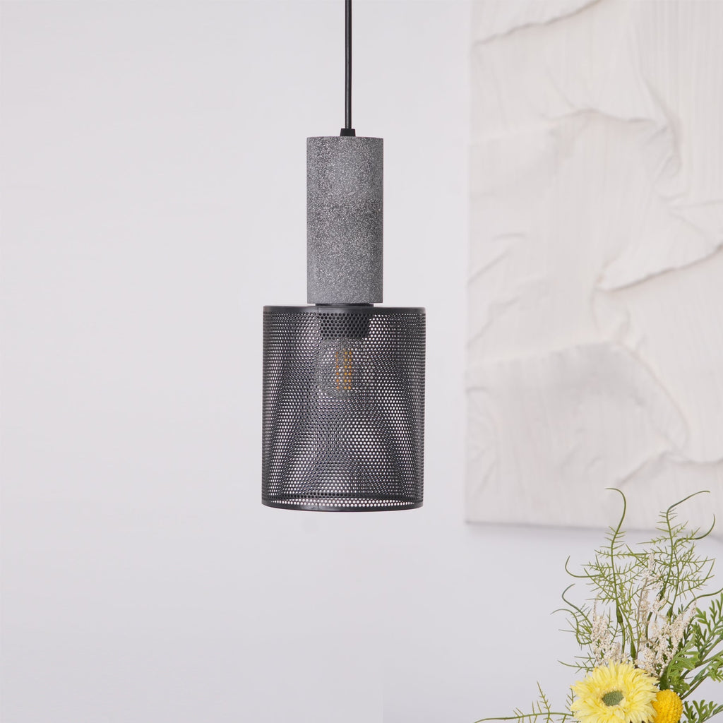 Suspension en béton Urban | Industriel LED, 6 tailles