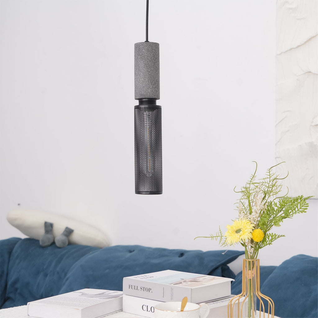 Suspension en béton Urban | Industriel LED, 6 tailles