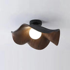 Plafonnier lotus scandinave | Ø 28 ou 40 cm, blanc ou noir