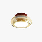 Plafonnier June en verre rétro | LED 12W, Ø 20 cm