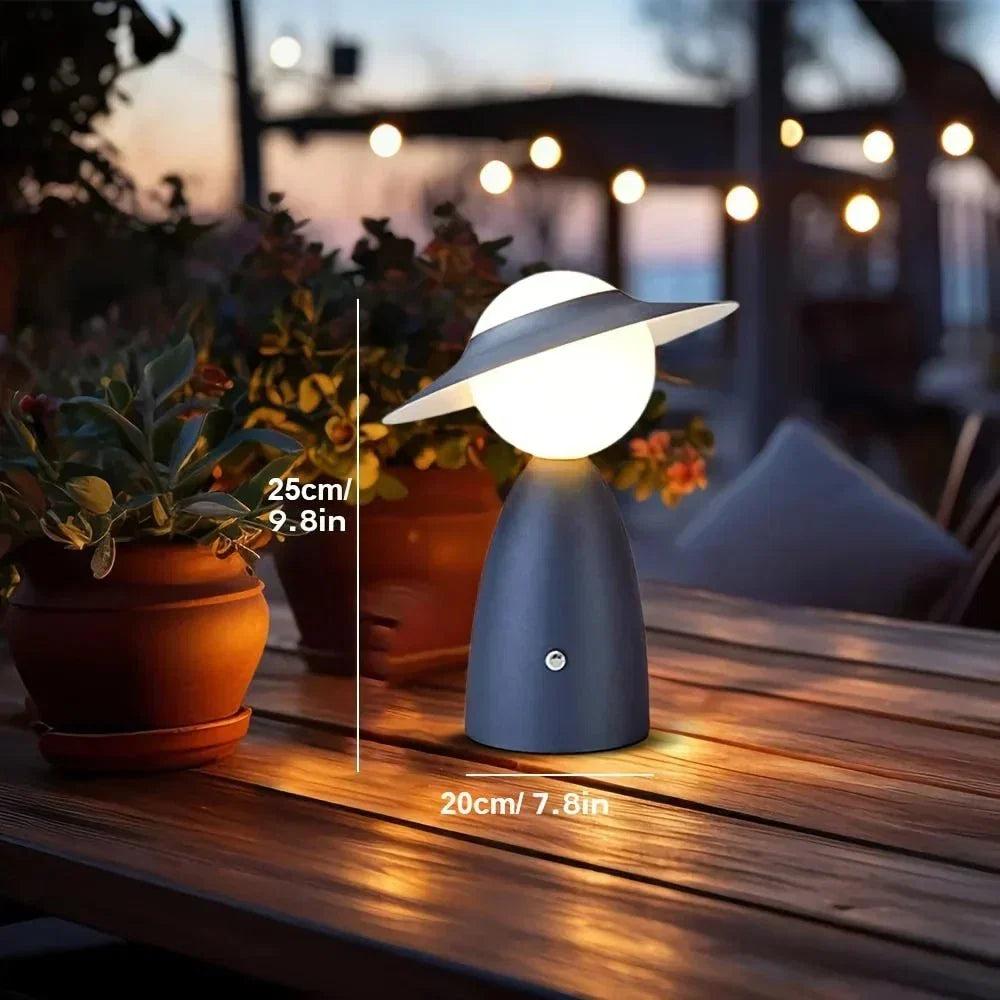 Lampe à poser TouchBright | Recharge sans fil intégrée