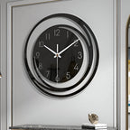 Horloge murale Sorana | Acrylique noir scandinave Ø 30 cm