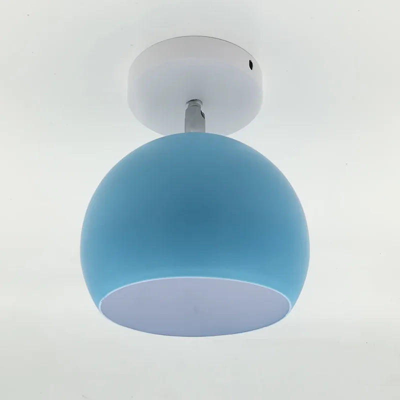 Plafonnier nordique Macaron | Aluminium rond, 5 coloris