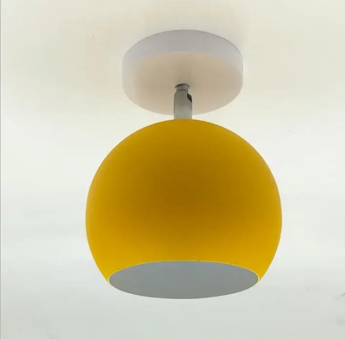 Plafonnier nordique Macaron | Aluminium rond, 5 coloris