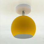 Plafonnier nordique Macaron | Aluminium rond, 5 coloris