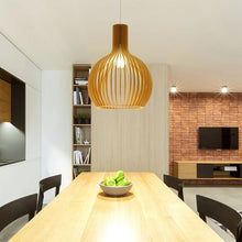 Suspension en bois faite main | Design scandinave naturel