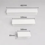 Applique LED linéaire blanche | 16, 32 ou 46 cm en aluminium
