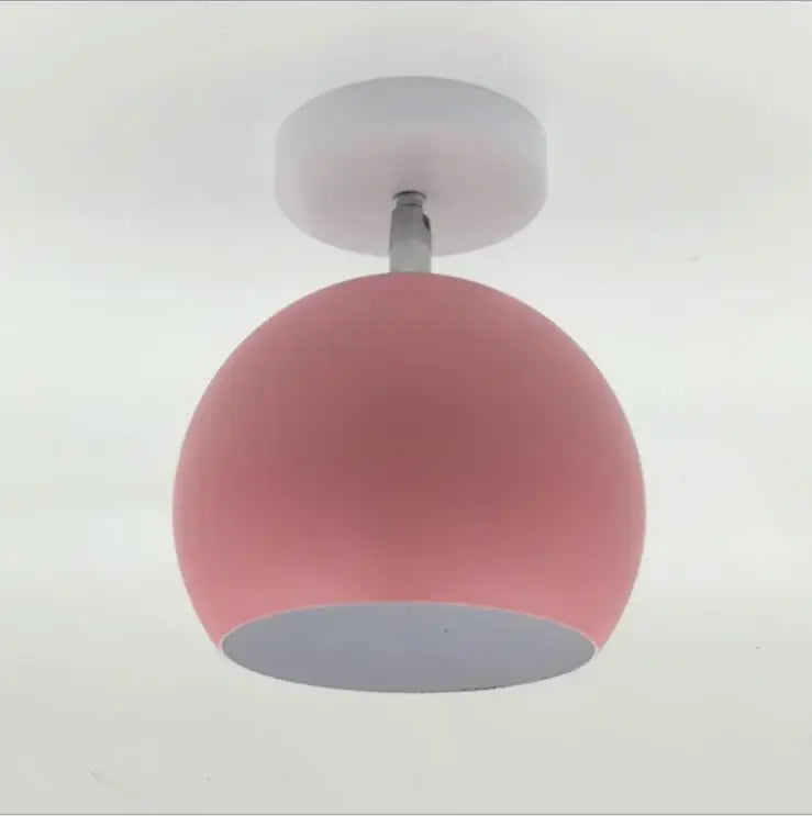 Plafonnier nordique Macaron | Aluminium rond, 5 coloris
