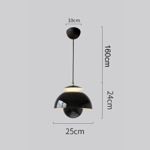 Suspension LED scandinave | Bouton de fleur, Ø 25 cm