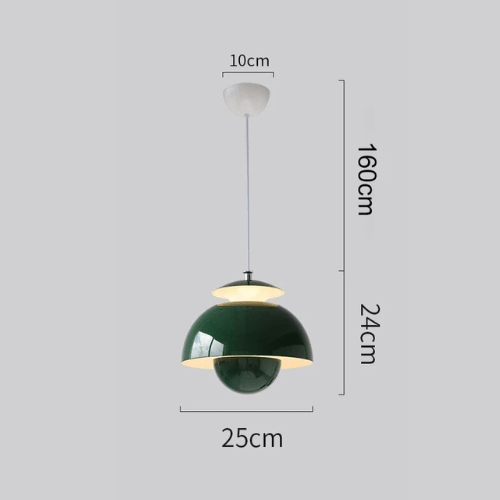 Suspension LED scandinave | Bouton de fleur, Ø 25 cm