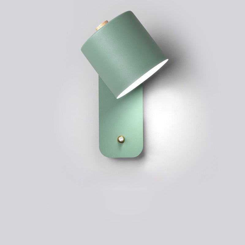 Applique murale LED avec interrupteur | 3 coloris, H 25 cm