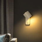 Applique murale LED avec interrupteur | 3 coloris, H 25 cm