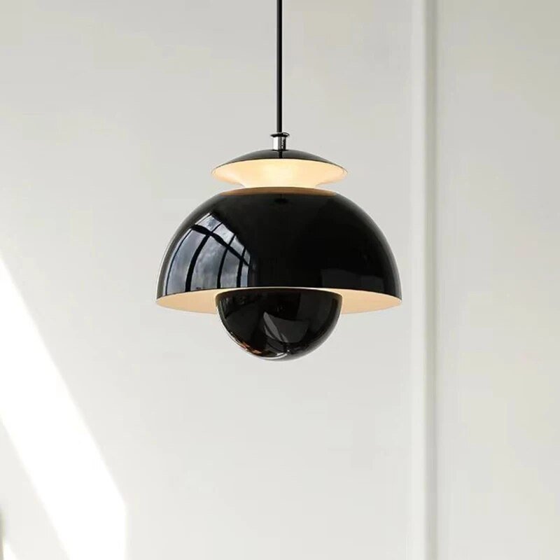 Suspension LED scandinave | Bouton de fleur, Ø 25 cm