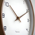 Horloge murale nordique | Bois et quartz silencieux